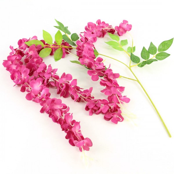 43"WISTERIA SPRAY X3 FUCHSIA