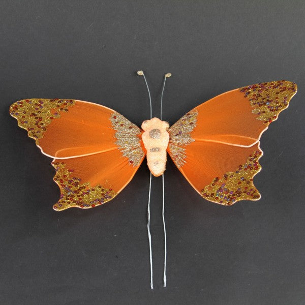 10"FAB.BUTTERFLY ORANGE