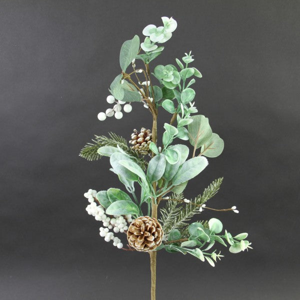 24"PINE EUCALYPTUS BERRY