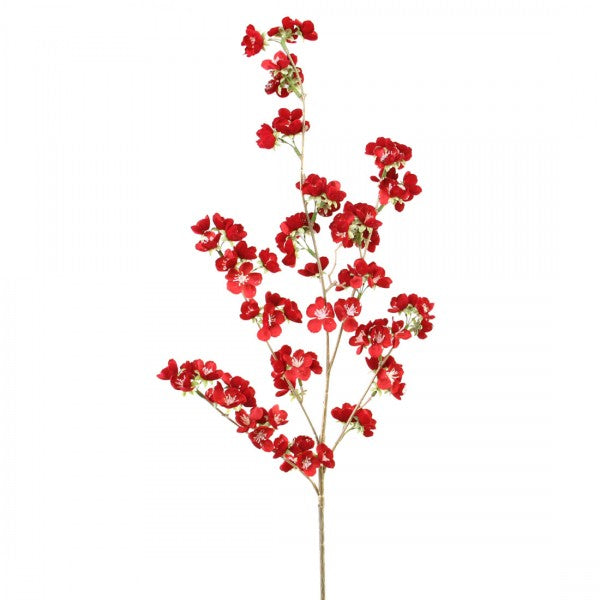 28"APPLE BLOSSOM SPRAY RED