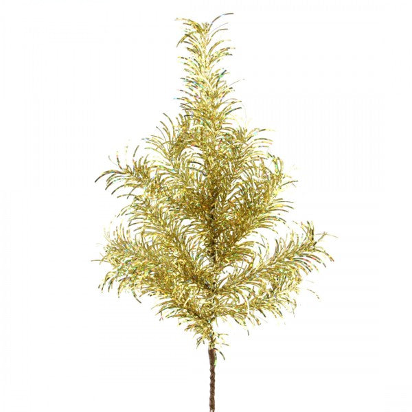 24"TINSEL SPRAY GOLD