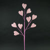 30" GLITTER HEARTS SPRAY PINK