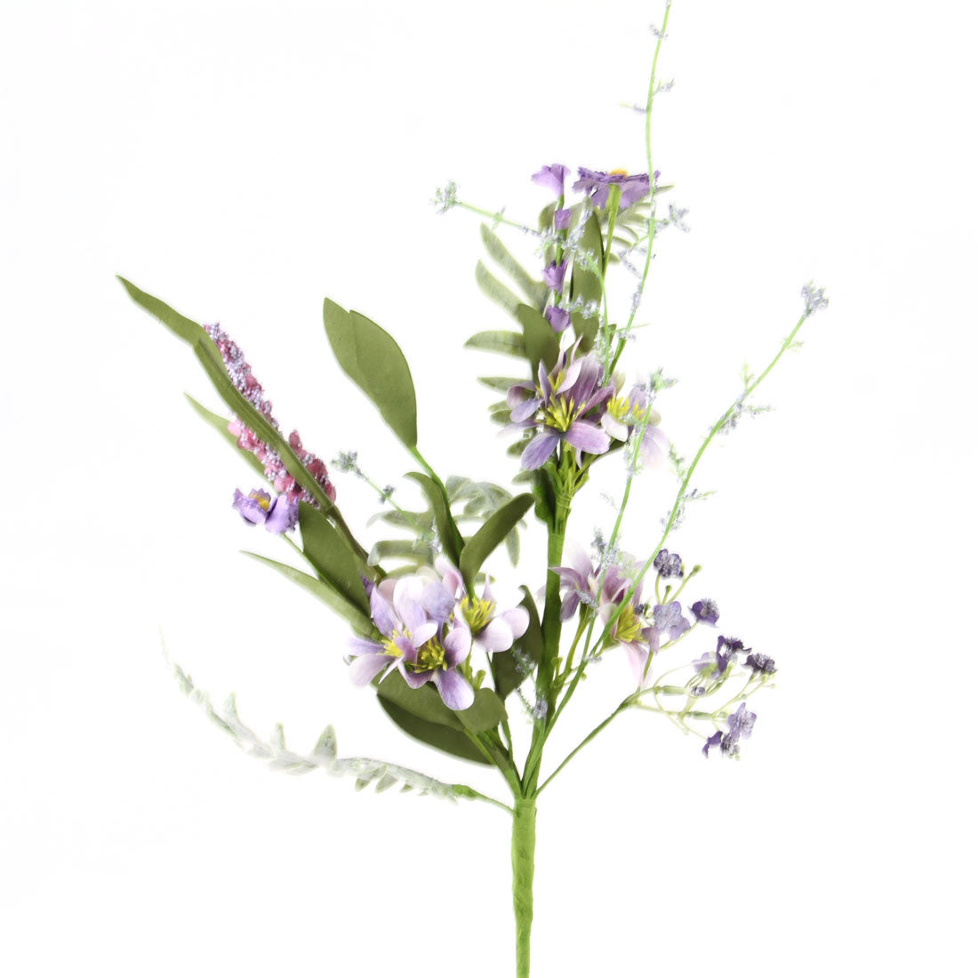 17"LAVENDER FLOWER FERN