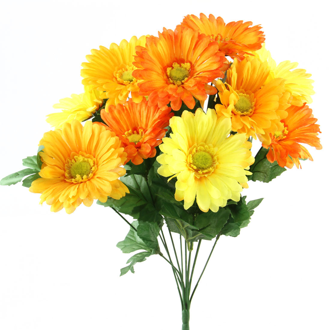 19"GERBERA DAISY BUSH X12
