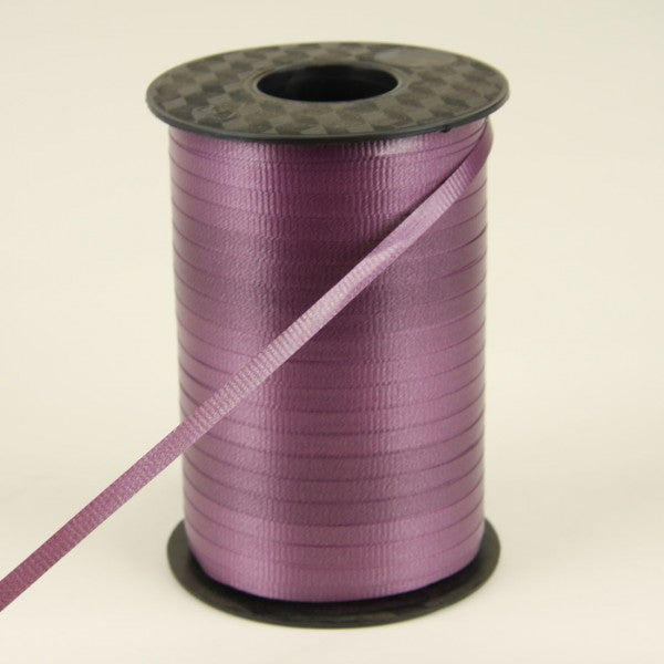 CURLY RIBBON 500YD PLUM