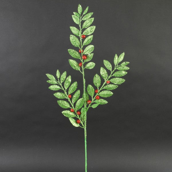 29.5"GLT.LEAF BERRY SPRAY