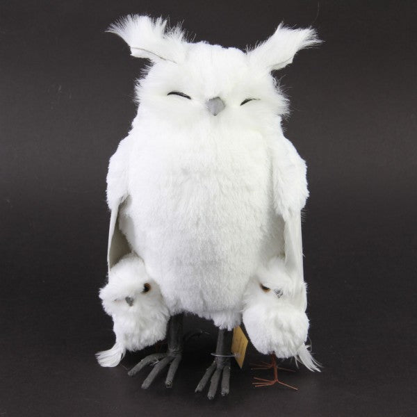 12.25" OWL WHITE