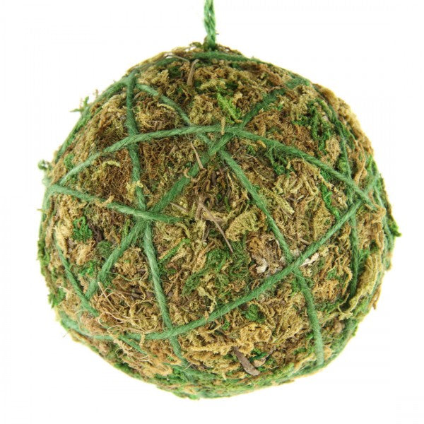 4" MOSS BALL ORNA A25
