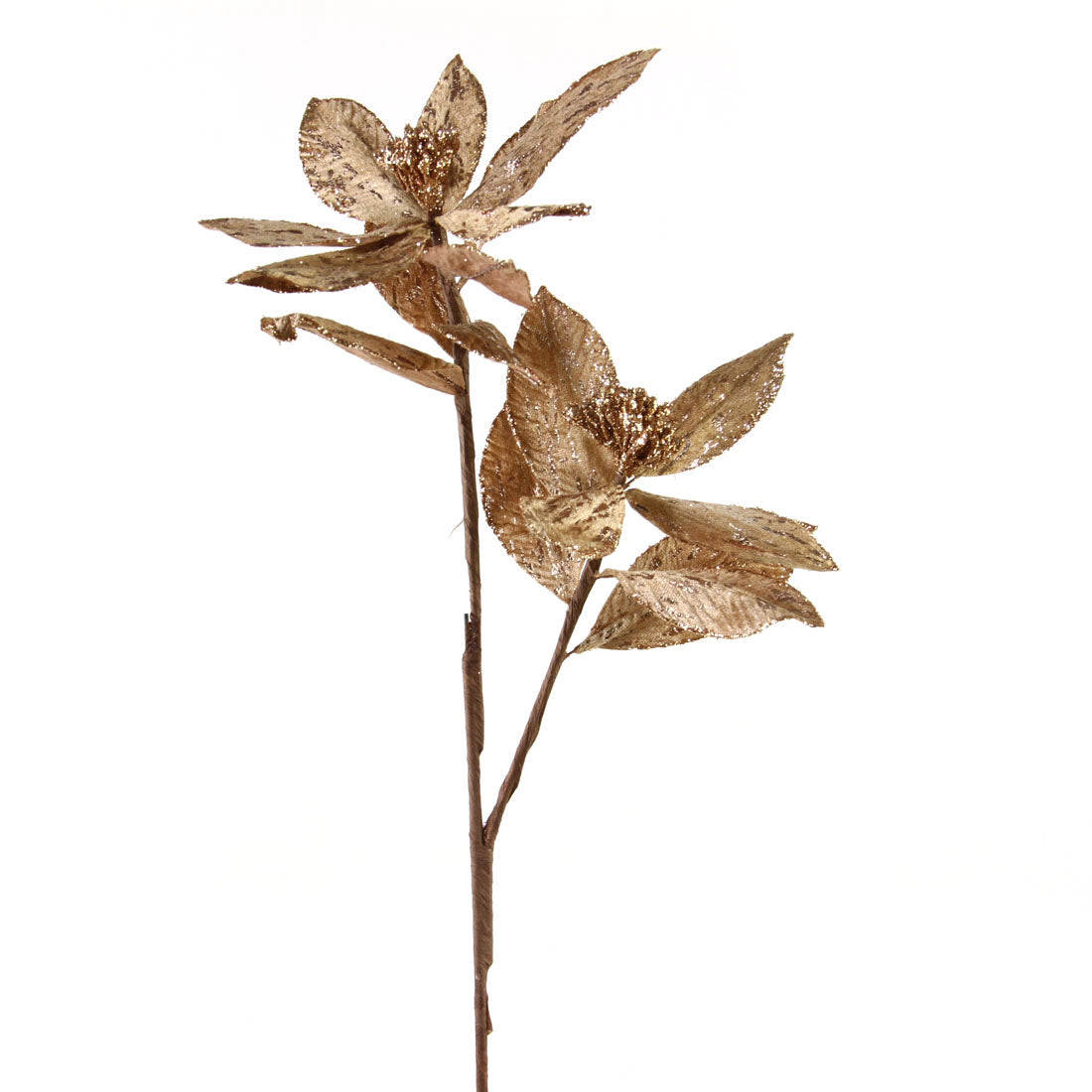 25.5"FLOWER SPRAY BROWN/GOLD