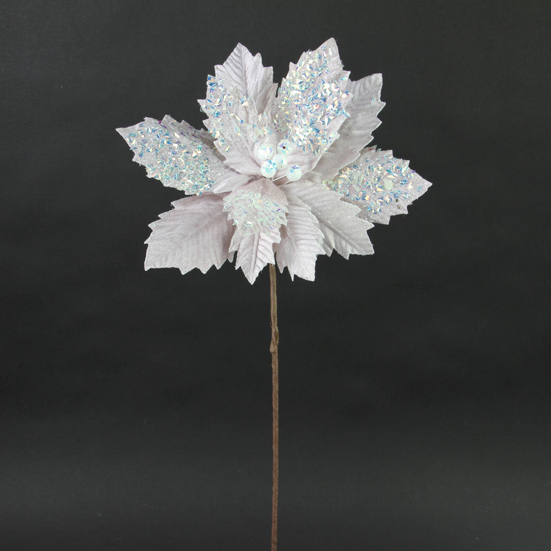 19"POINSETTIA STEM PINK