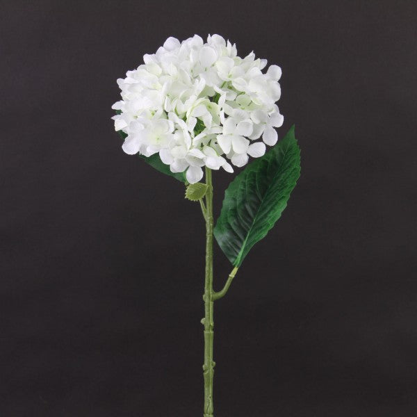 21"HYDRANGEA STEM WHITE