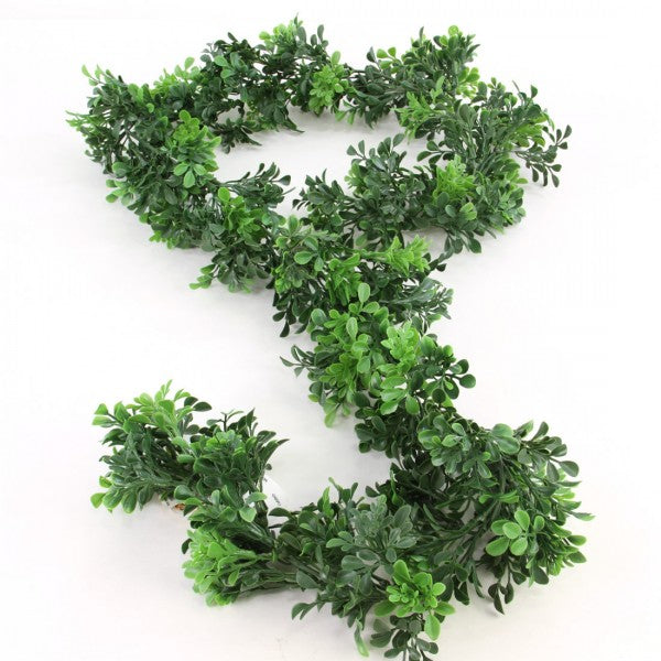 UV.BOXWOOD GARLAND TT.GREEN