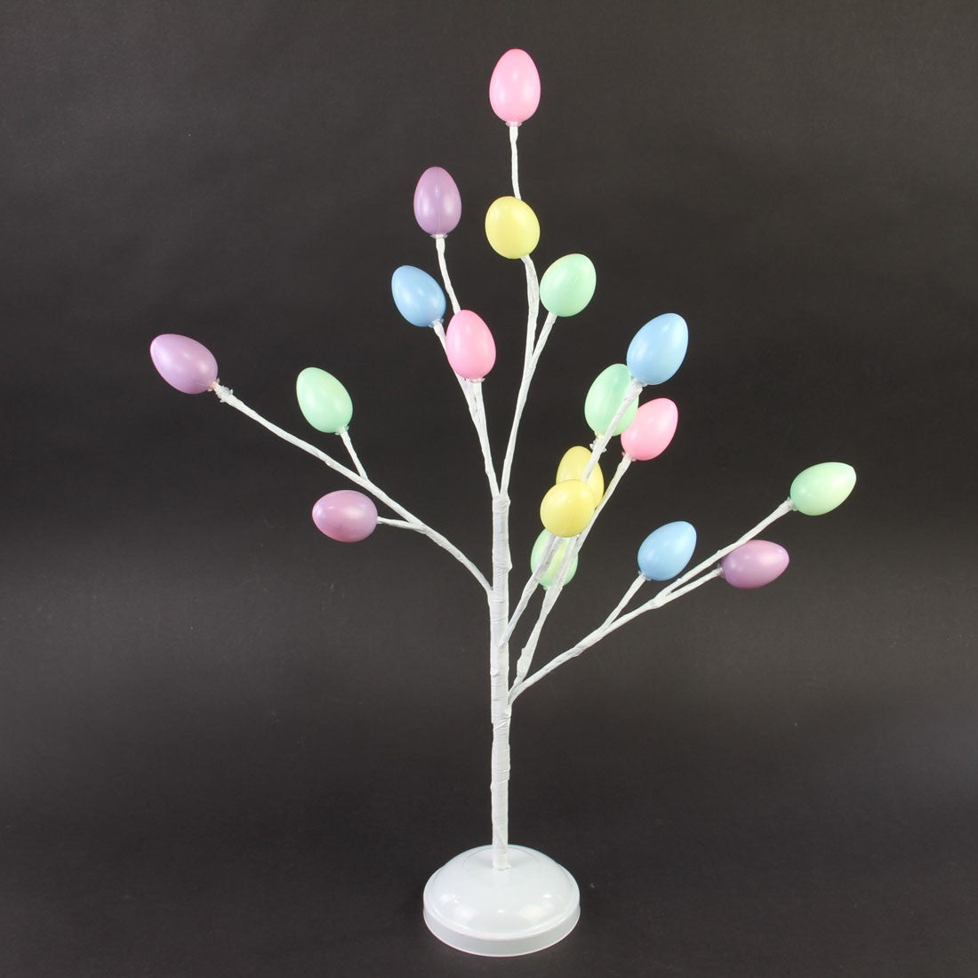 24" B/O EGG LED TABLE TOP TREE