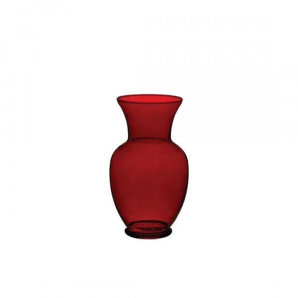 9" SPRING VASE RUBY X1