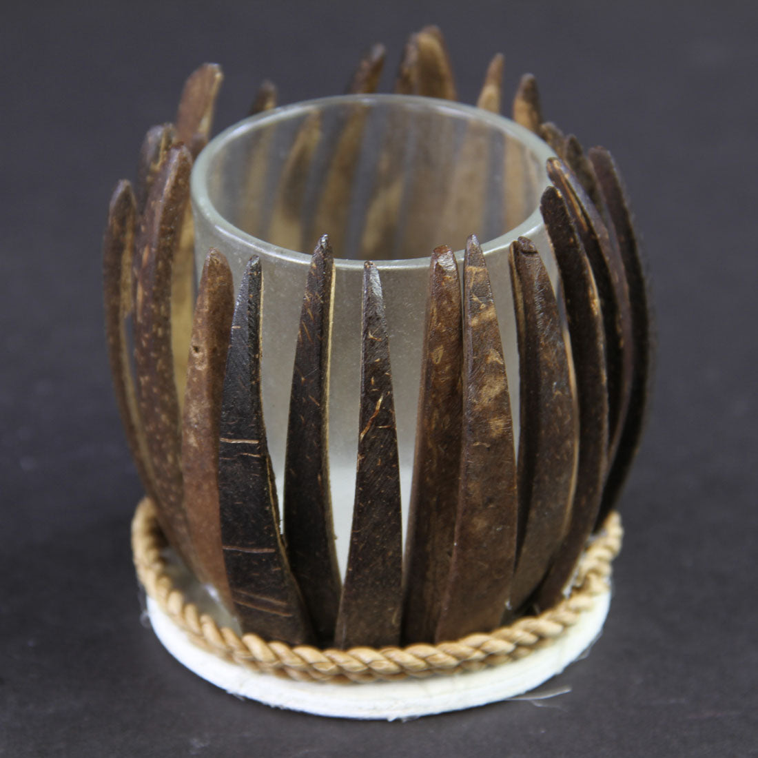 3.5"COCO HUSK VOTIVE HOLDER