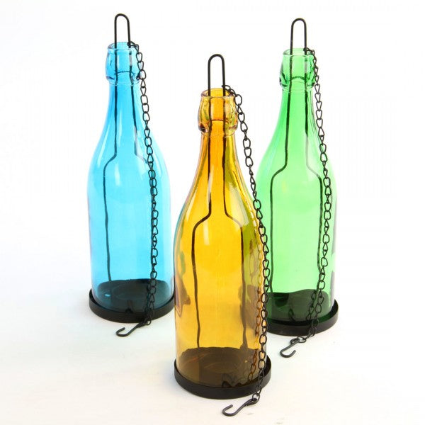 12.5"WINE BOTTLE CANDLE HLDR