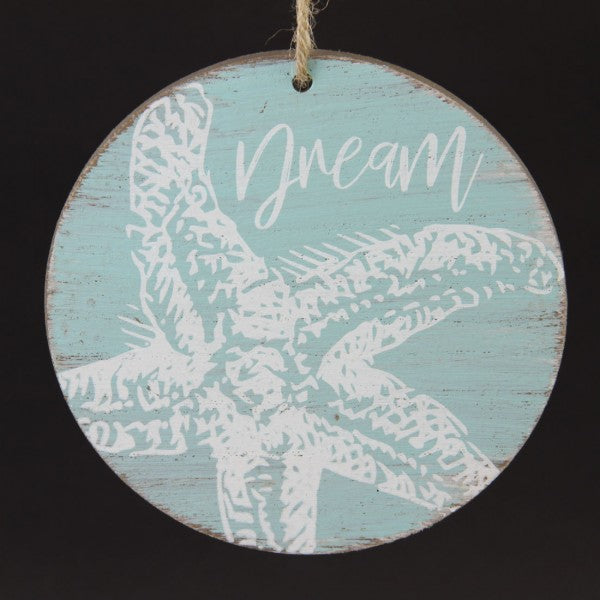 5"STARFISH DREAM SIGN