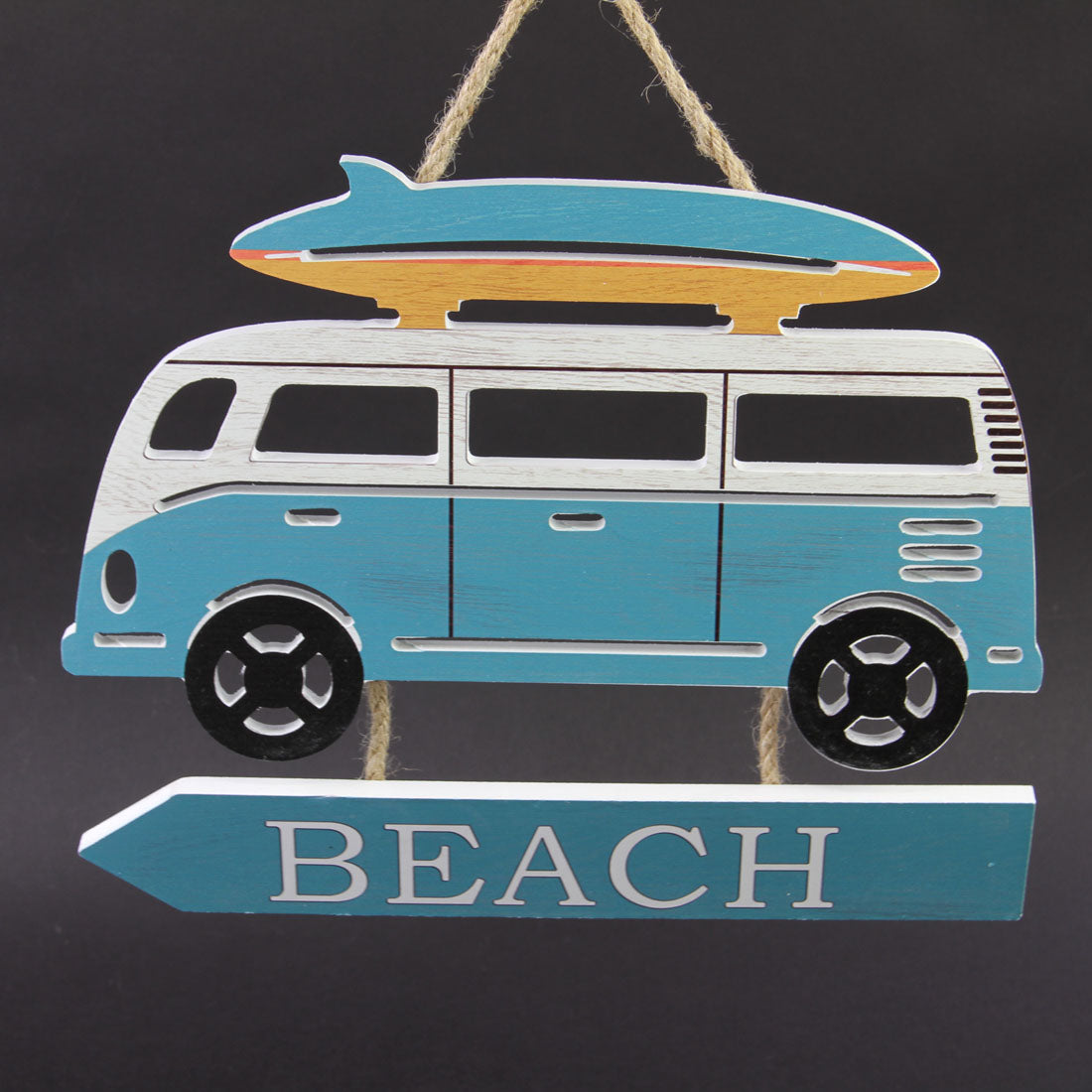 12.5"SURFER BUS BEACH SIGN