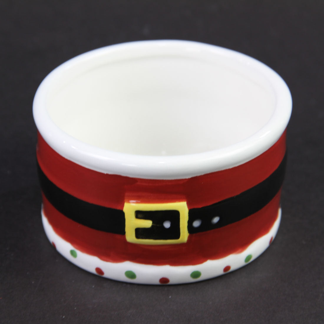 3.75"CER.SANTA REMEKIN TRAY