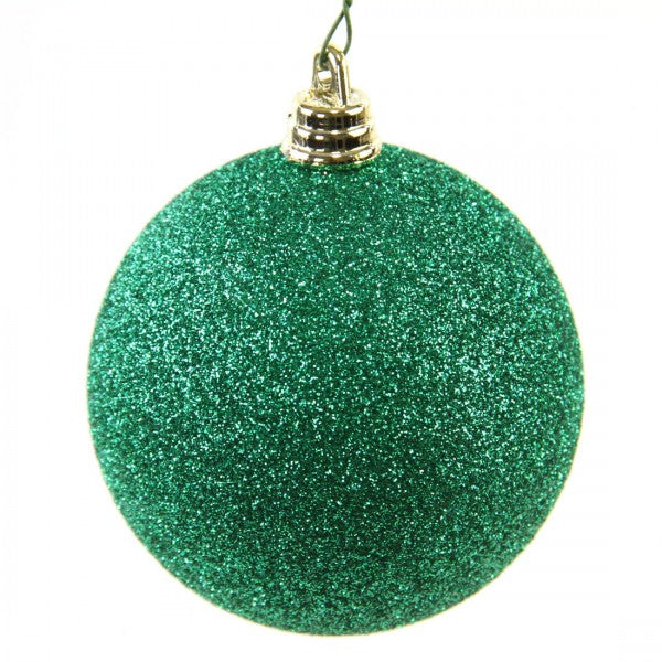 80MM GLITTER ORNA EMERALD