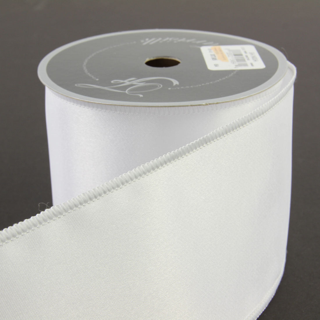4"X10YD SATIN WHITE