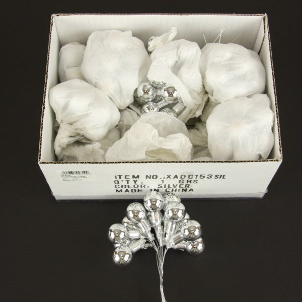 20MM STEM BALL X144 SILVER