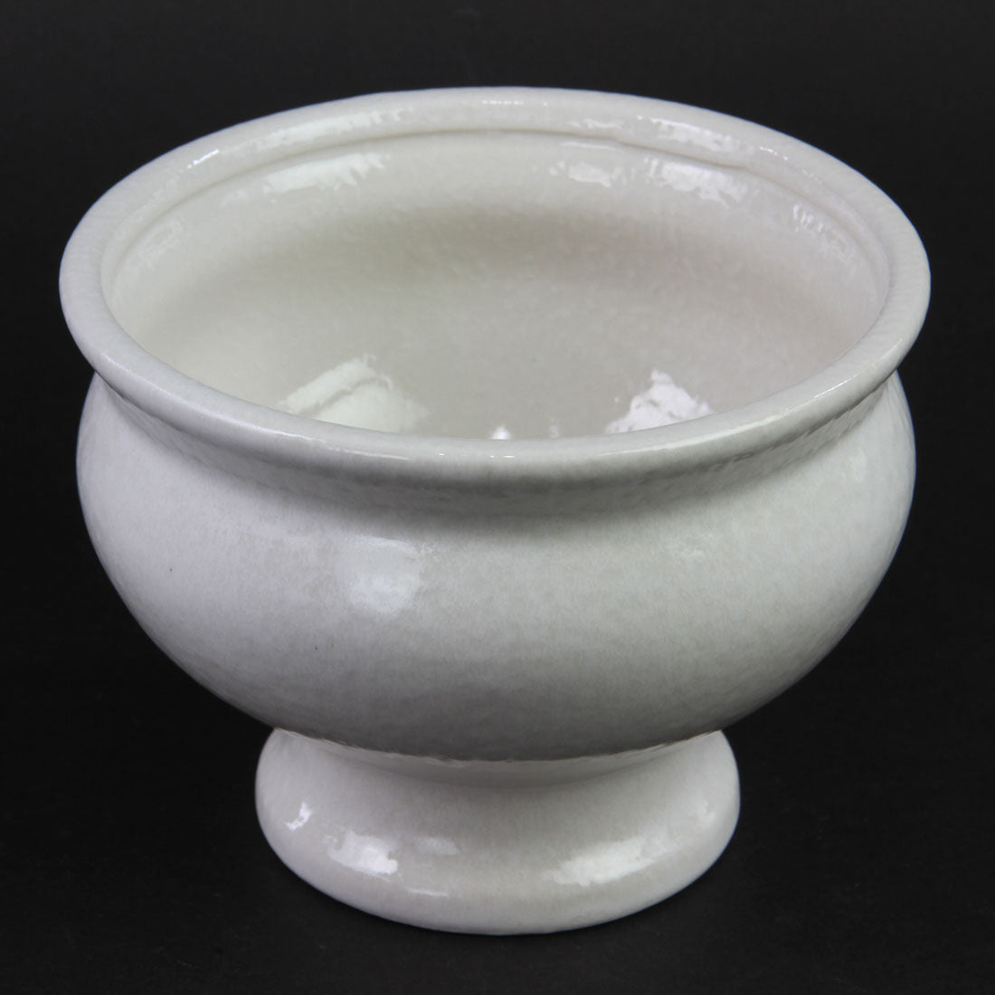 6.75"X5.25"DAWSON COMPOTE WHT