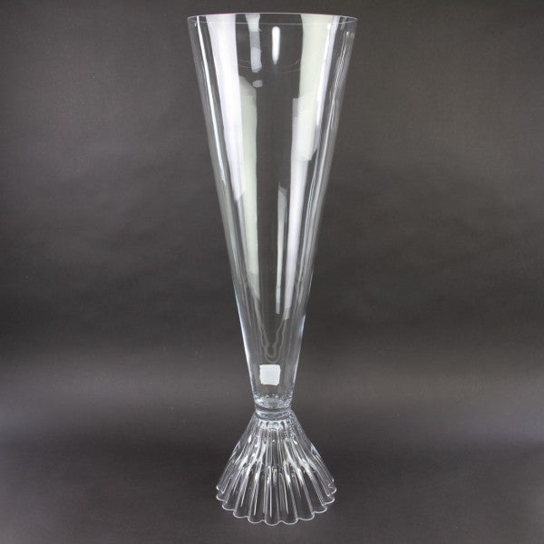 9.5"X31.5"SEMPLICE VASE CLEAR