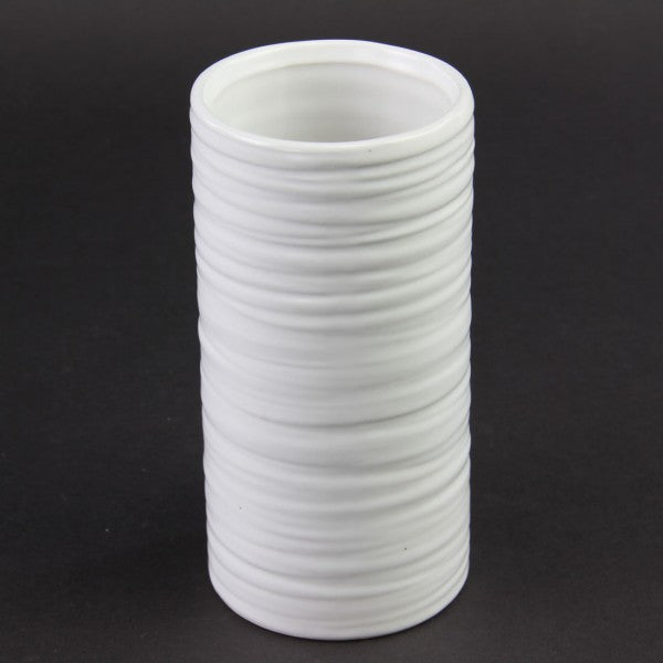 3.5"X7"EVEREST VASE WHITE