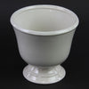 7"X6.75"CARA COMPOTE WHITE