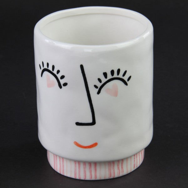 4.5"X5.5"FOOTED POT