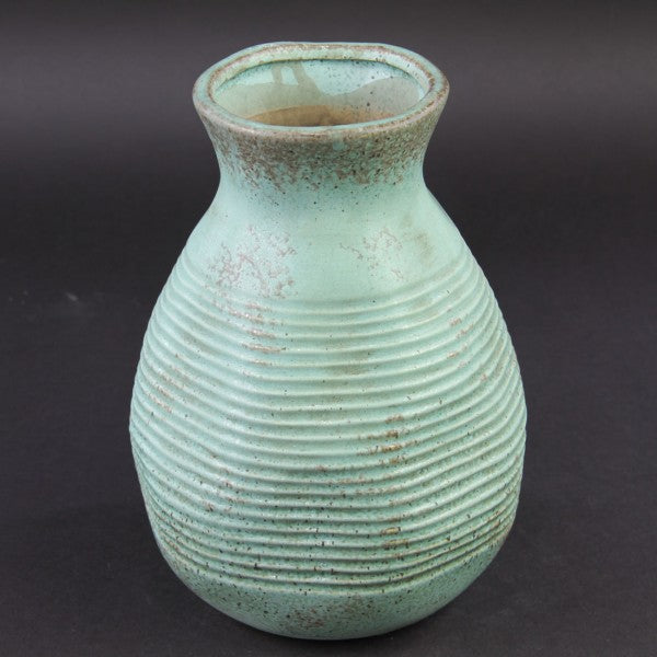 7.5"X10.75"CALETA VASE GREEN