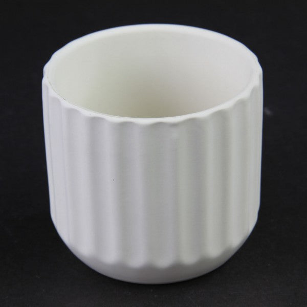 3.25"X2.75"BEAM POT OFF WHITE