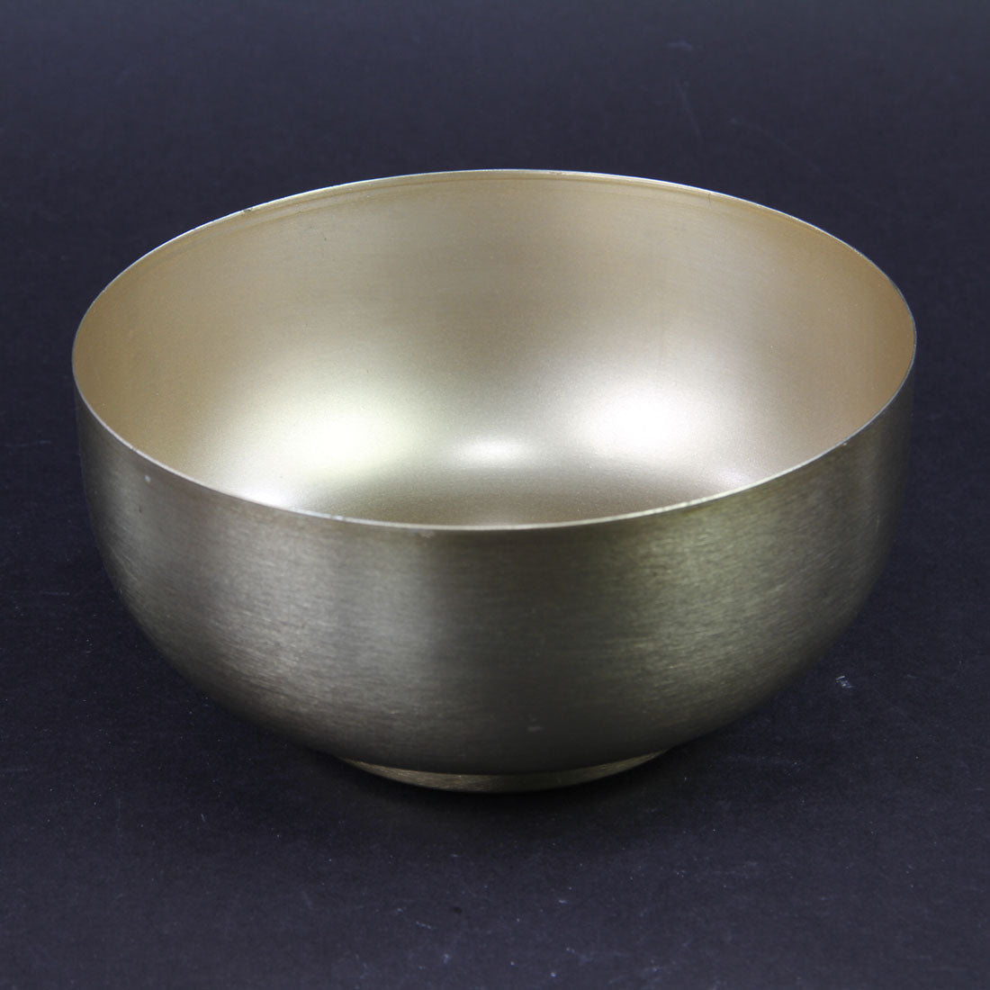 6.75"X3.25"ROZ BOWL GOLD