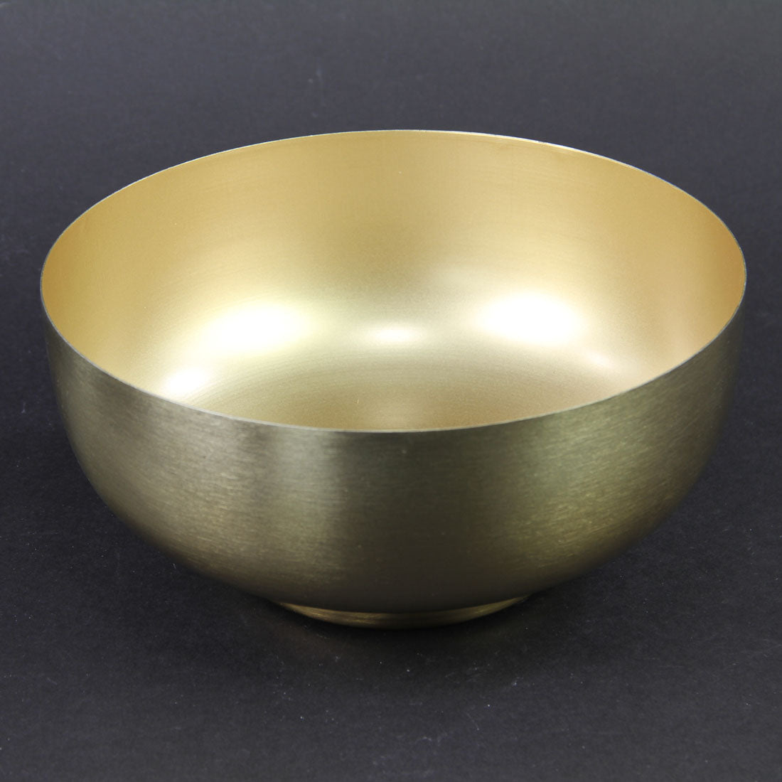 8"X3.75"ROZ BOWL GOLD