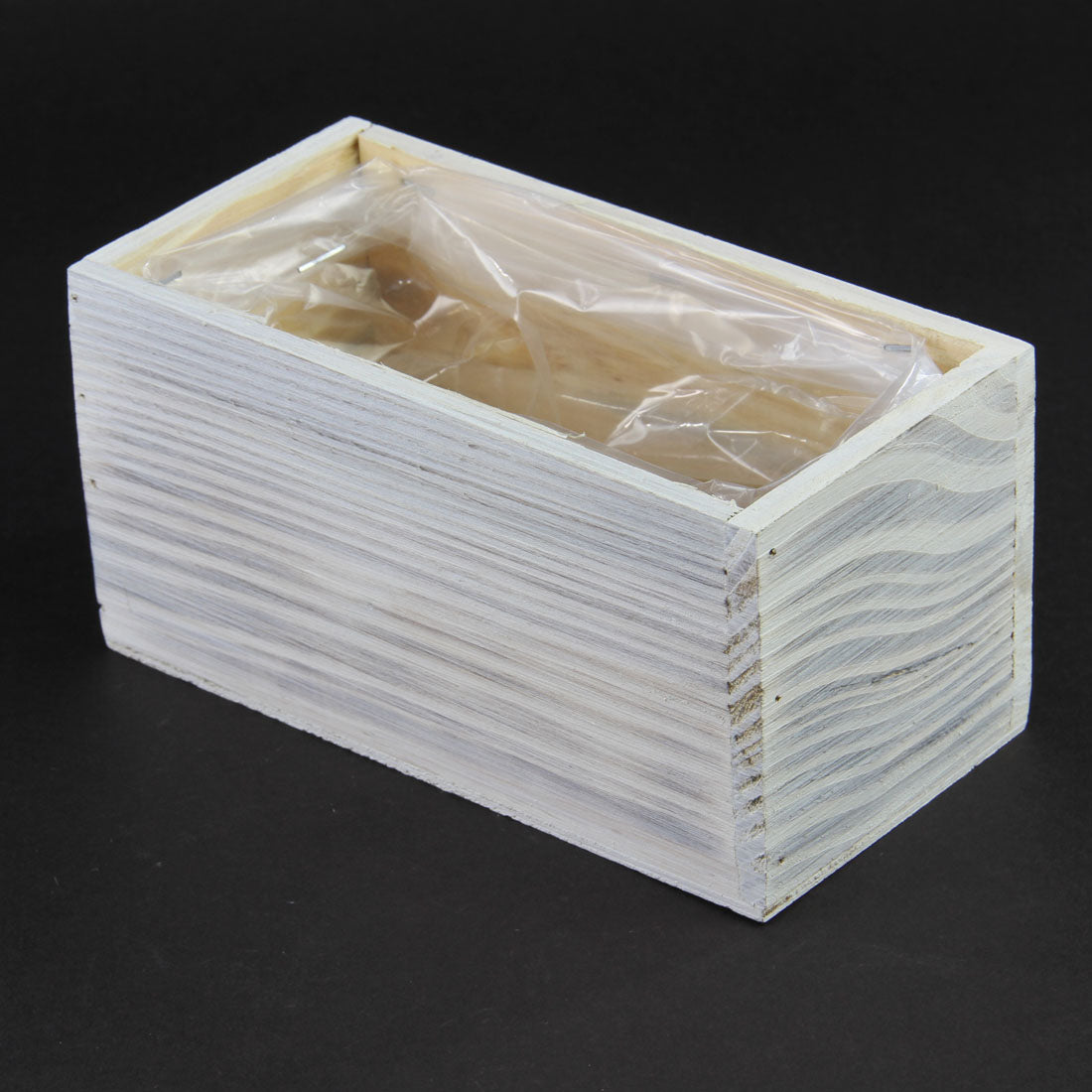 8"X4" WOOD BOX RUSTIC