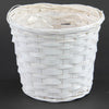 7" RND WH POT BASKET W/LINER
