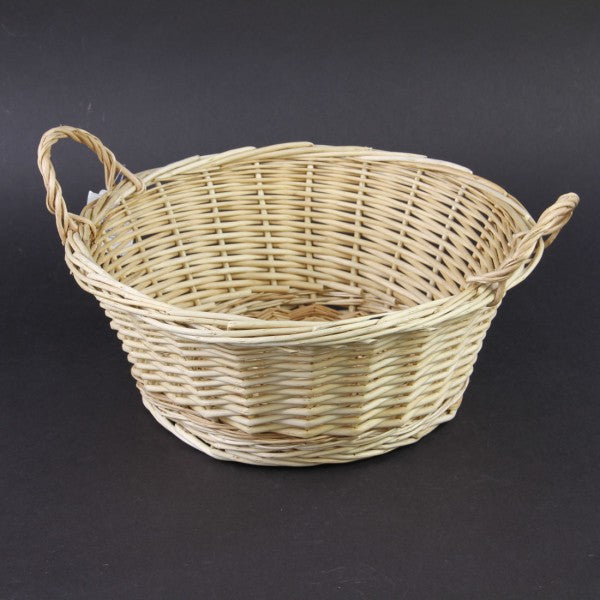 11.5"RND BLCH WLLW BASKET