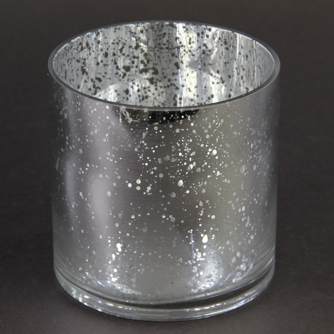 5"X5"CYLINDER SILVER MERCURY