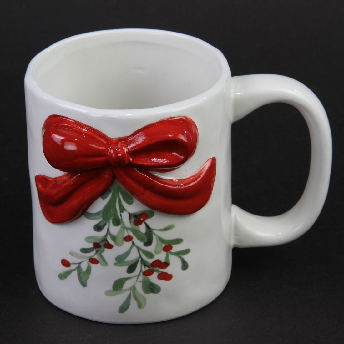CER.LEAF/BERRY/BOW MUG