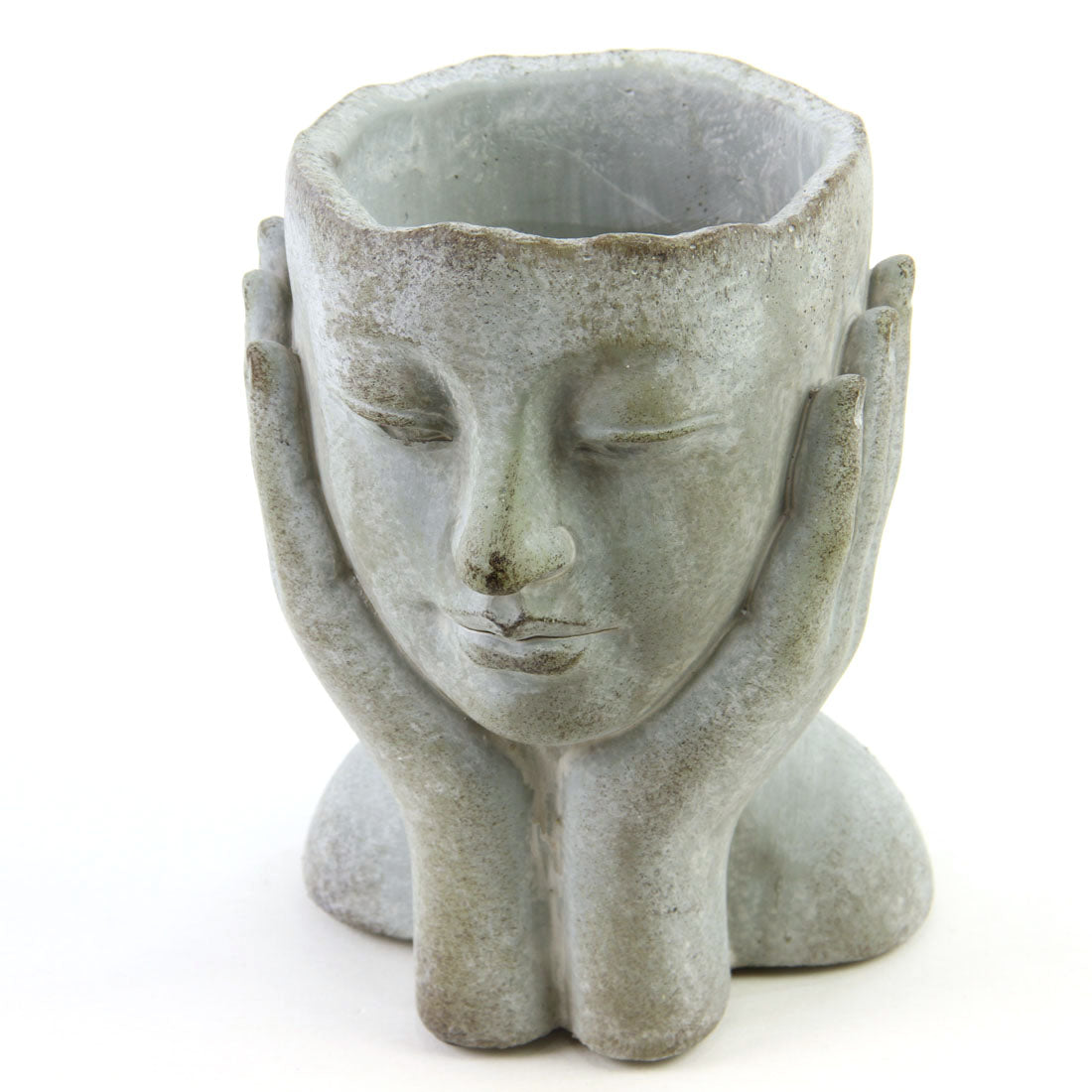 7"X5"CEMENT HEAD PLANTER