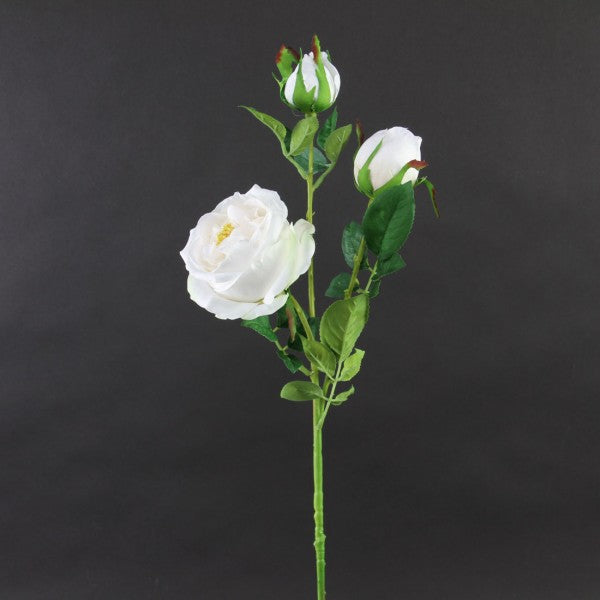 28.25"CABBAGE ROSE SPRAY