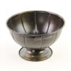 7"X4"RIBBED TIN COMPOTE