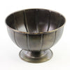 8"X5"RIBBED TIN COMPOTE