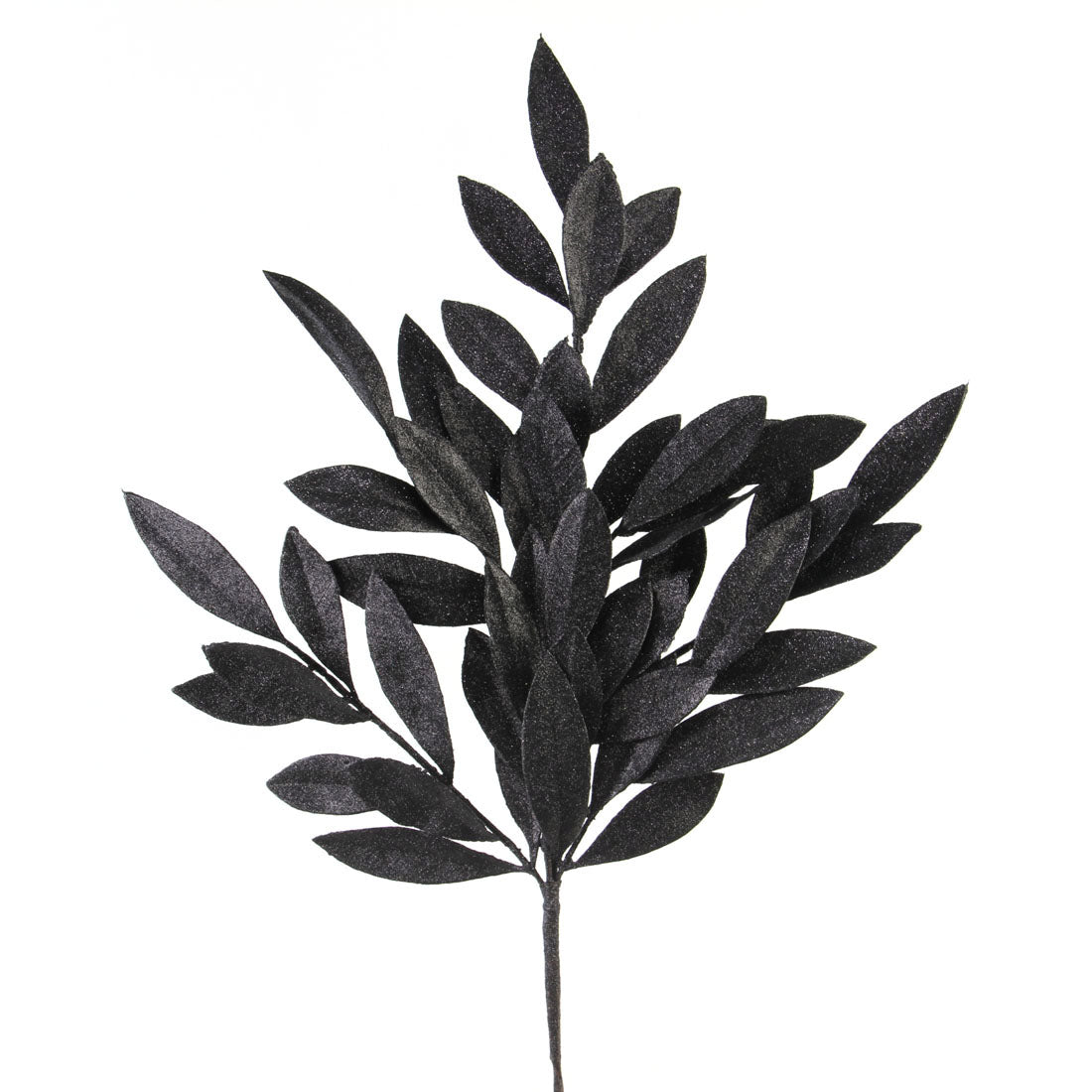 23"GLITTER BAY LEAF SPRAY