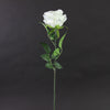 21.5"FAB.ROSE STEM WHITE