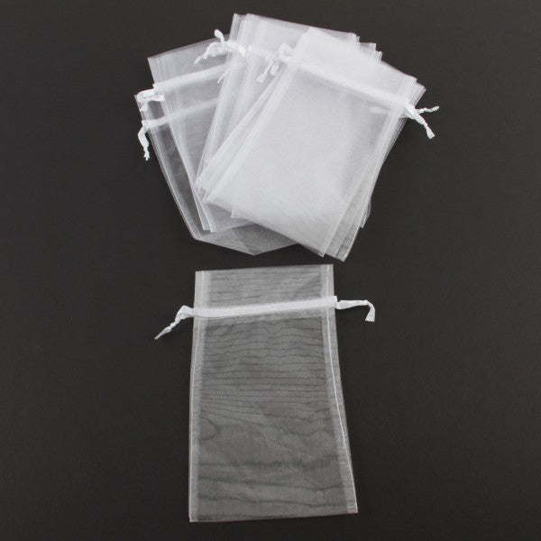 5.5"X9"SHEER POUCH 12PC/PKG