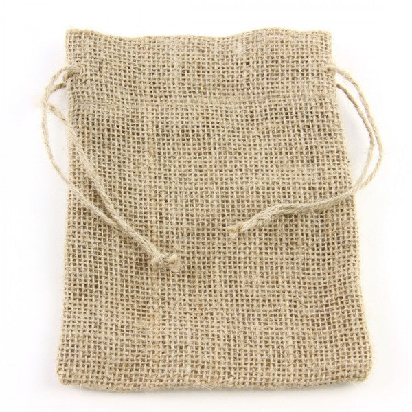 5"X6.5" JUTE BAG NATURAL
