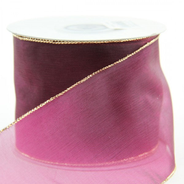 2.5"X25YD SHEER/GOLD EDGE A4