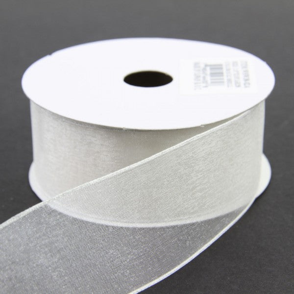 1.5" X 10 YD WOVEN SHEER RIBBON